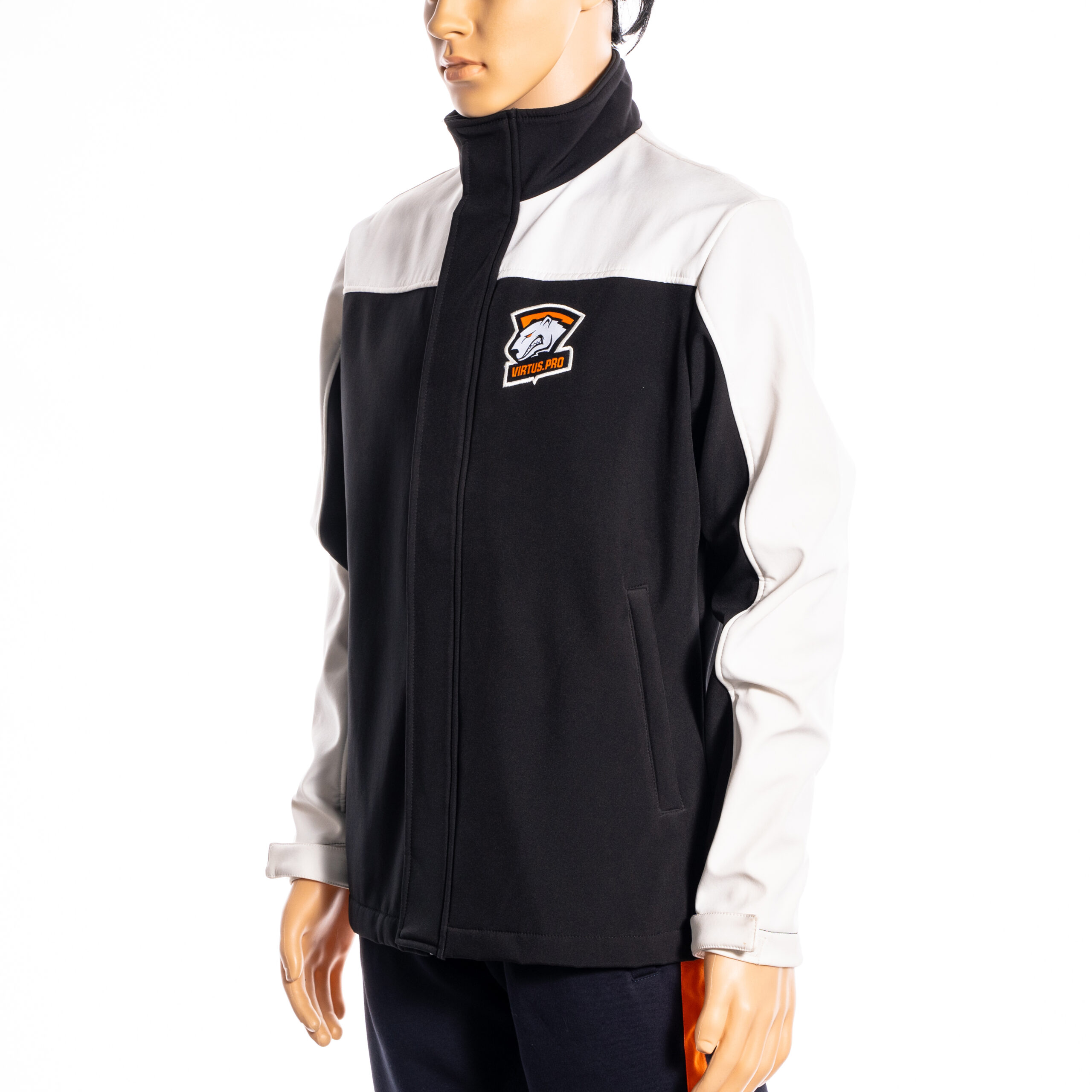 White and Black Sports Jacket - Image 3