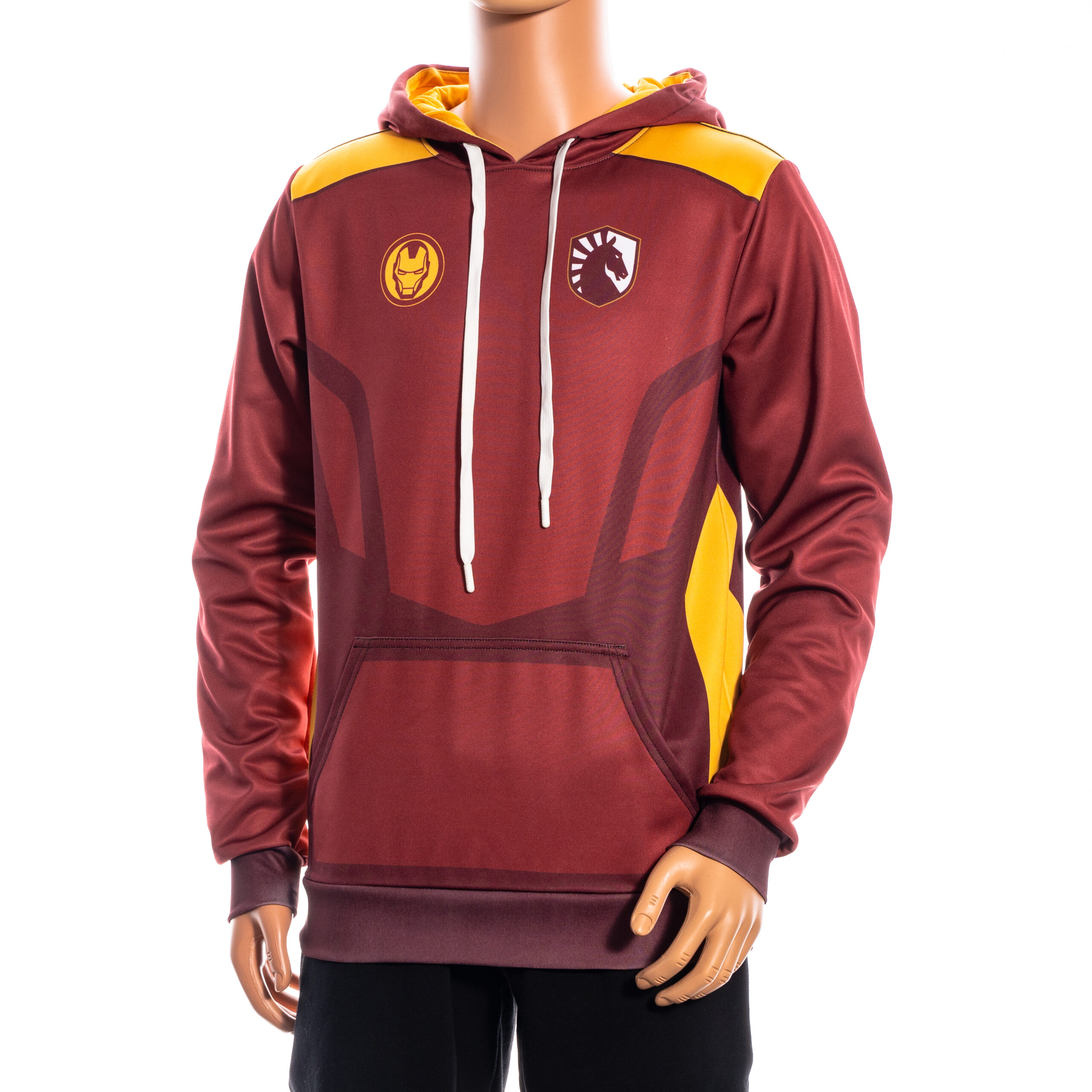 Maroon and Gold Hoodie - Image 3